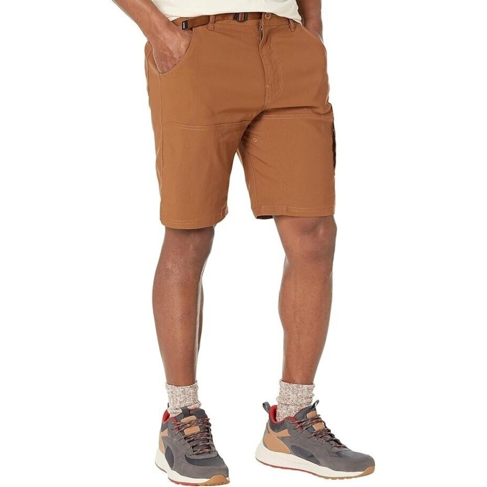 Prana Stretch Zion Short II 12'' Men XL EUC Stretch Hiking Adj Waist CargoPocket